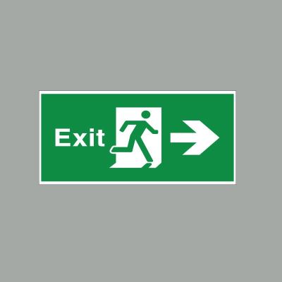 Phụ Kiện Đèn Báo Exit Đa Năng 1 Mặt Phải